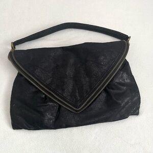 Matt & Nat Black Oversized Satchel Wallet Bag